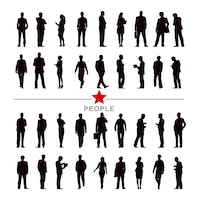 Illustration of business people