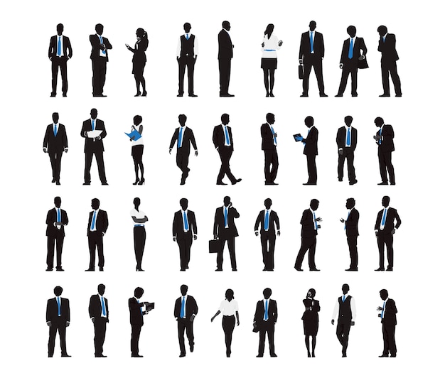 Illustration of business people