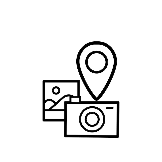 Illustration of camera icon