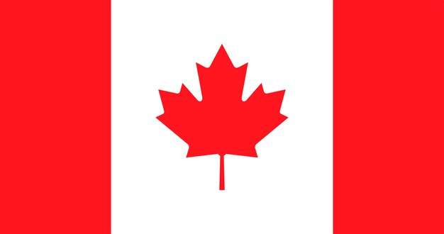 Illustration of Canada flag