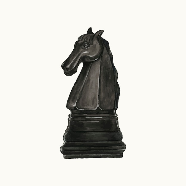 Free vector illustration of a chess piece
