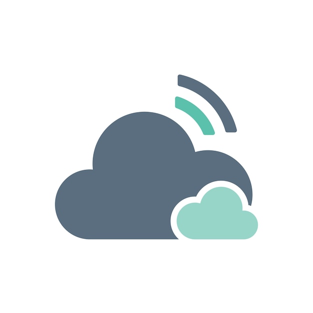 Illustration of cloud storage