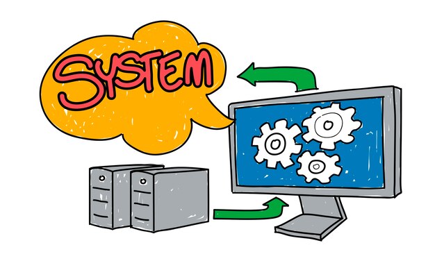 Иллюстрация компьютерной системы