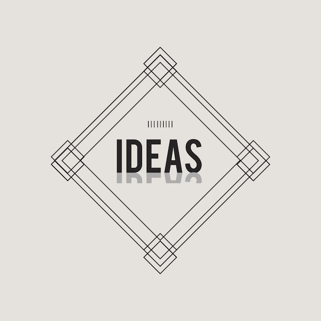 Illustration of creative ideas concept icon