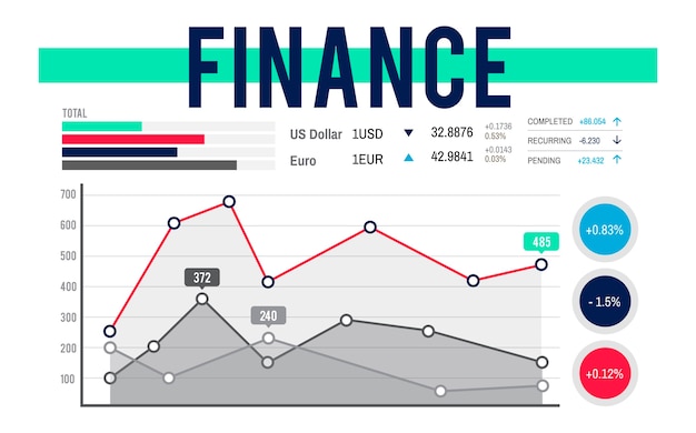 Free vector illustration of data analysis graph