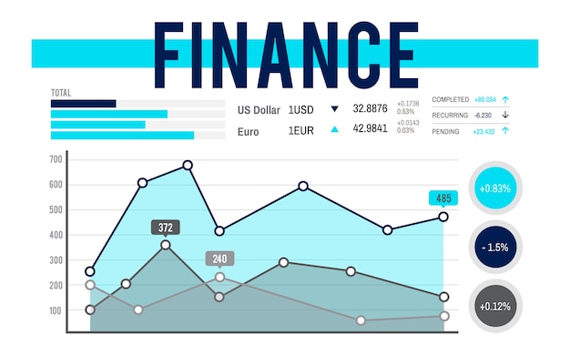 Vettore gratuito illustrazione del grafico di analisi dei dati