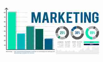 Free vector illustration of data analysis graph