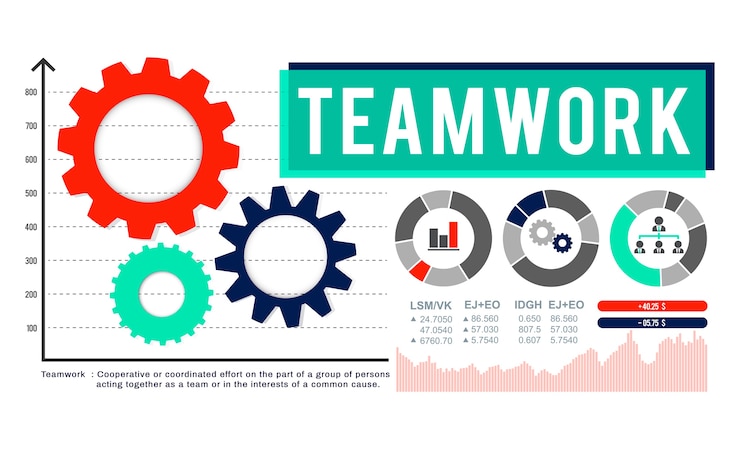Free Vector illustration of data analysis graph