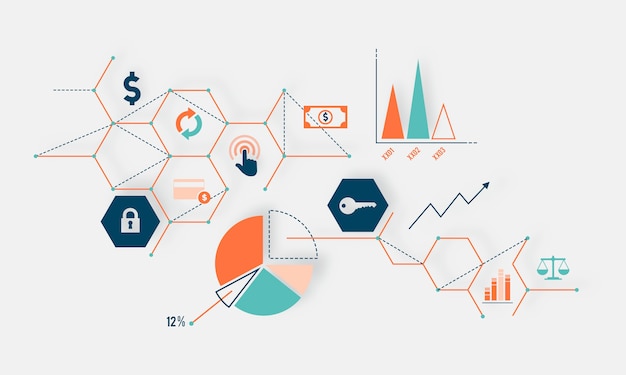 Illustration of data analysis graph