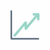 Free vector illustration of data analysis graph