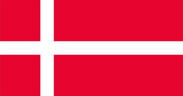 Illustration of Denmark flag