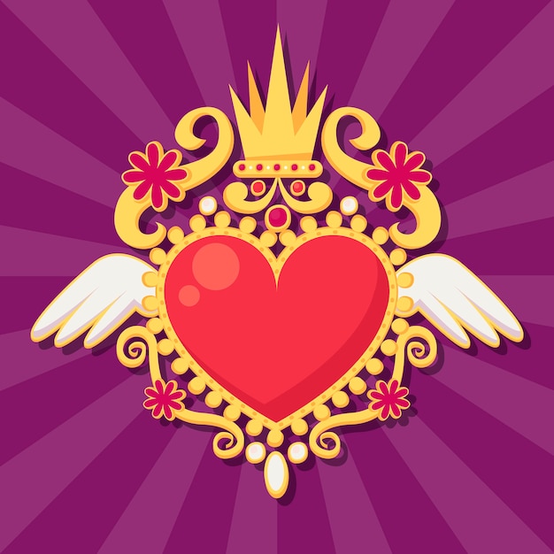 You are the queen of my heart Royalty Free Vector Image