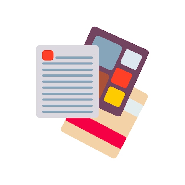 Illustration a document icon