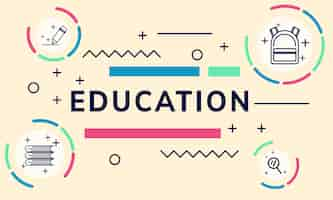 Free vector illustration of education concept