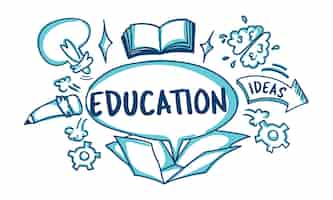 Free vector illustration of education concept