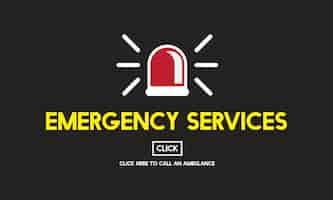 Free vector illustration of emergency rescue