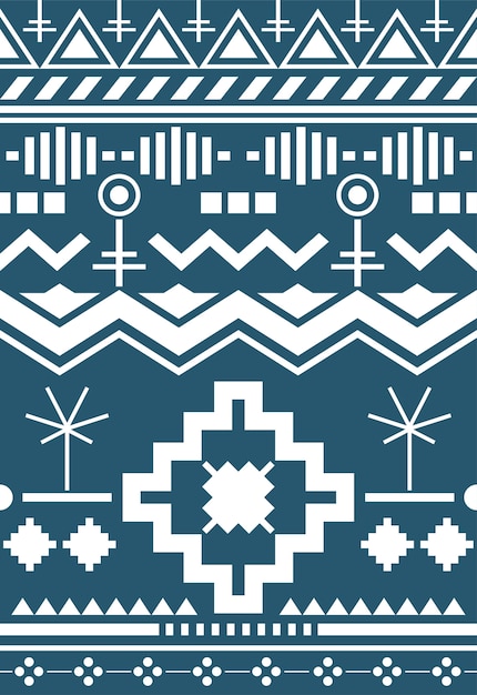 Free Vector illustration of ethnic pattern