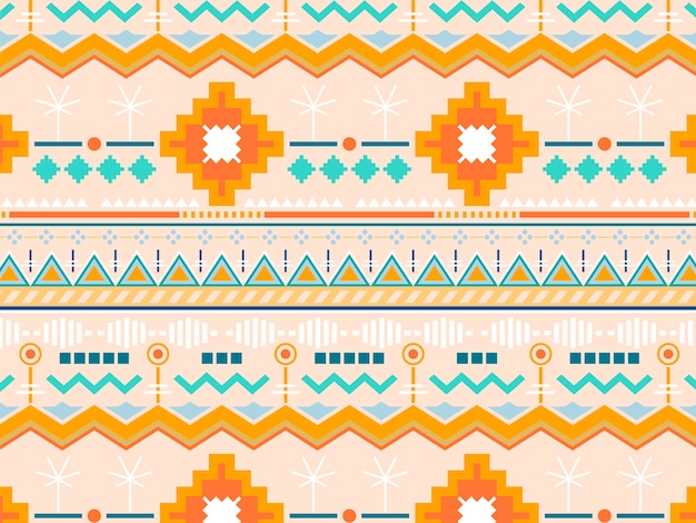 Free vector illustration of ethnic pattern