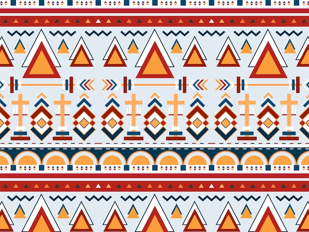 Free vector illustration of ethnic pattern