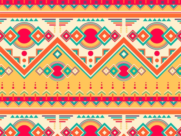 Free vector illustration of ethnic pattern