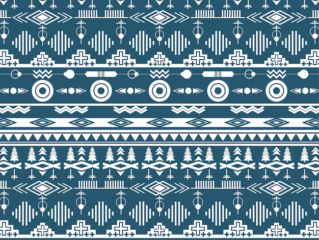 Free Vector illustration of ethnic pattern
