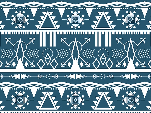 Free Vector illustration of ethnic pattern