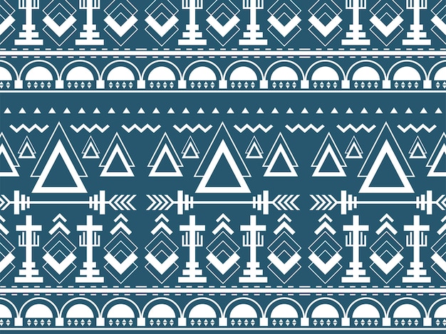 Free vector illustration of ethnic pattern