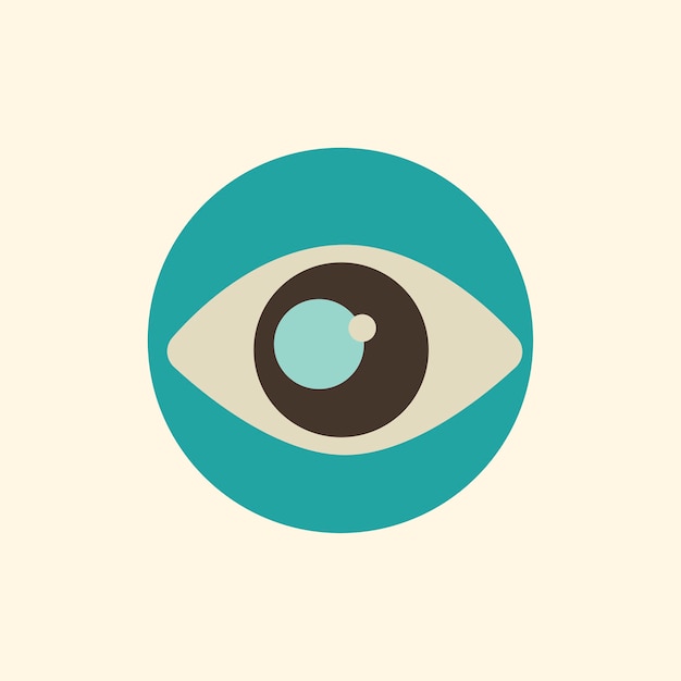 Free vector illustration of eye icon