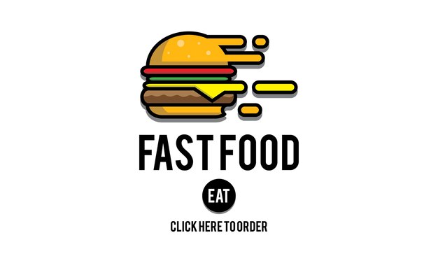 Illustration of fast food