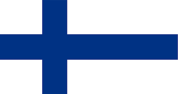 핀란드 깃발의 그림