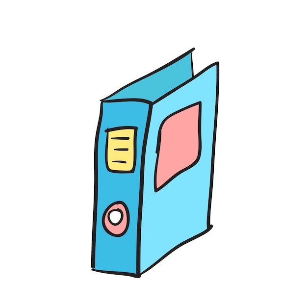 Illustration of folder icon