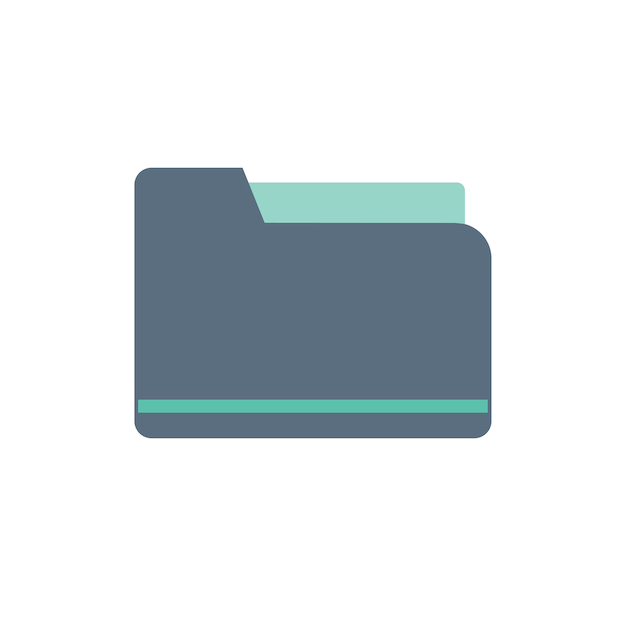 Illustration of folder icon