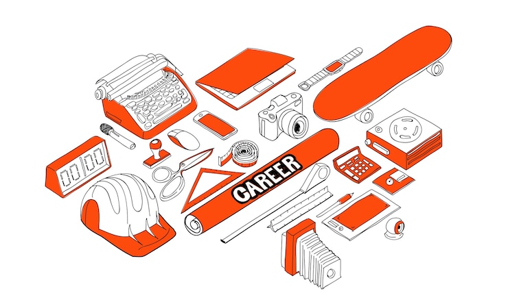 Free Vector illustration of global network concept