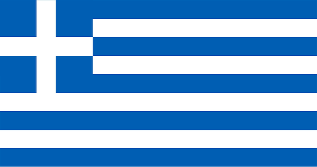 Vettore gratuito illustrazione della bandiera della grecia