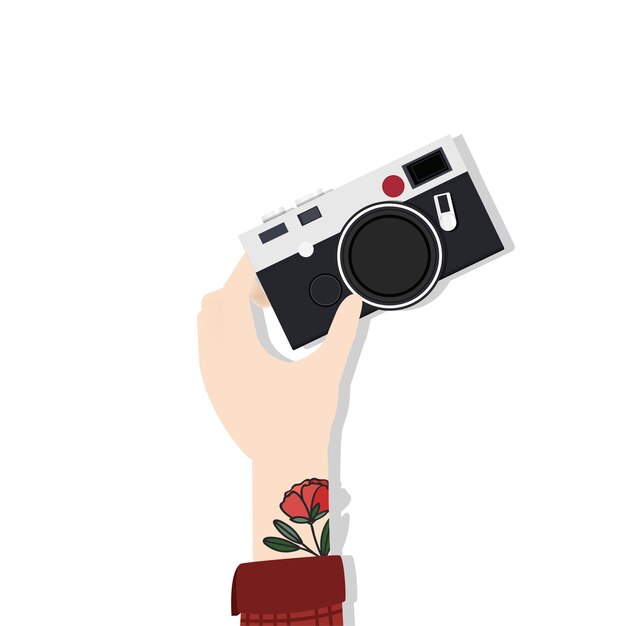 Иллюстрация ручной камеры