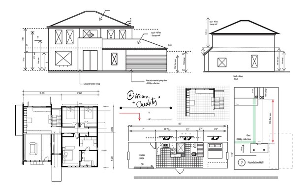 Иллюстрация планирования дома
