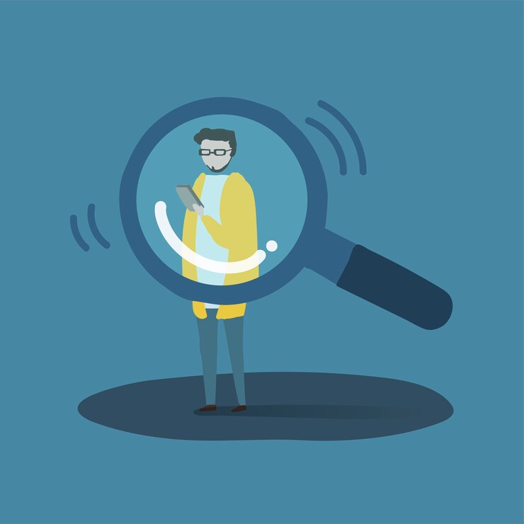 Free Vector illustration of human avatar using technology