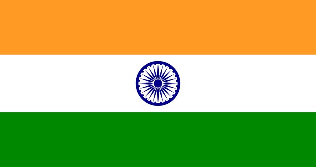 Illustration of India flag