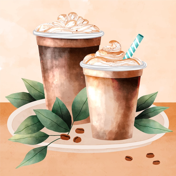 Free Vector illustration for international coffee day celebration