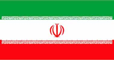 Free vector illustration of iran flag