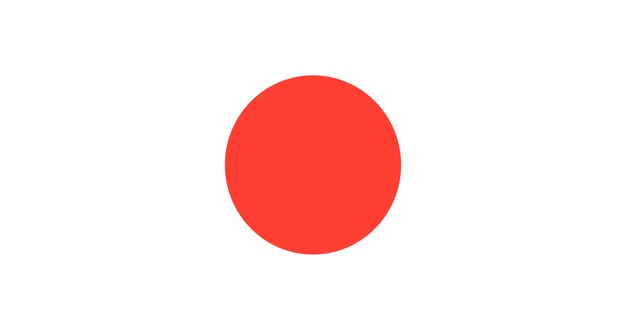 Иллюстрация флага Японии