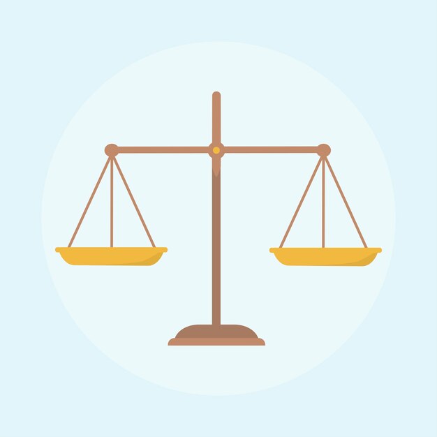 Illustration of law concept