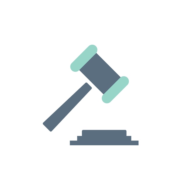 Free vector illustration of law concept