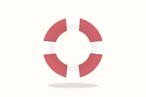 Free vector illustration of life buoy