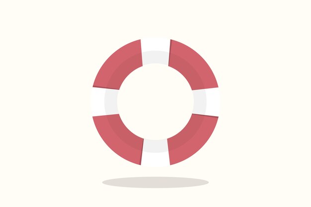 Illustration of life buoy