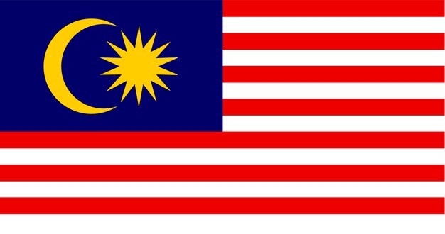 Illustration of Malaysia flag