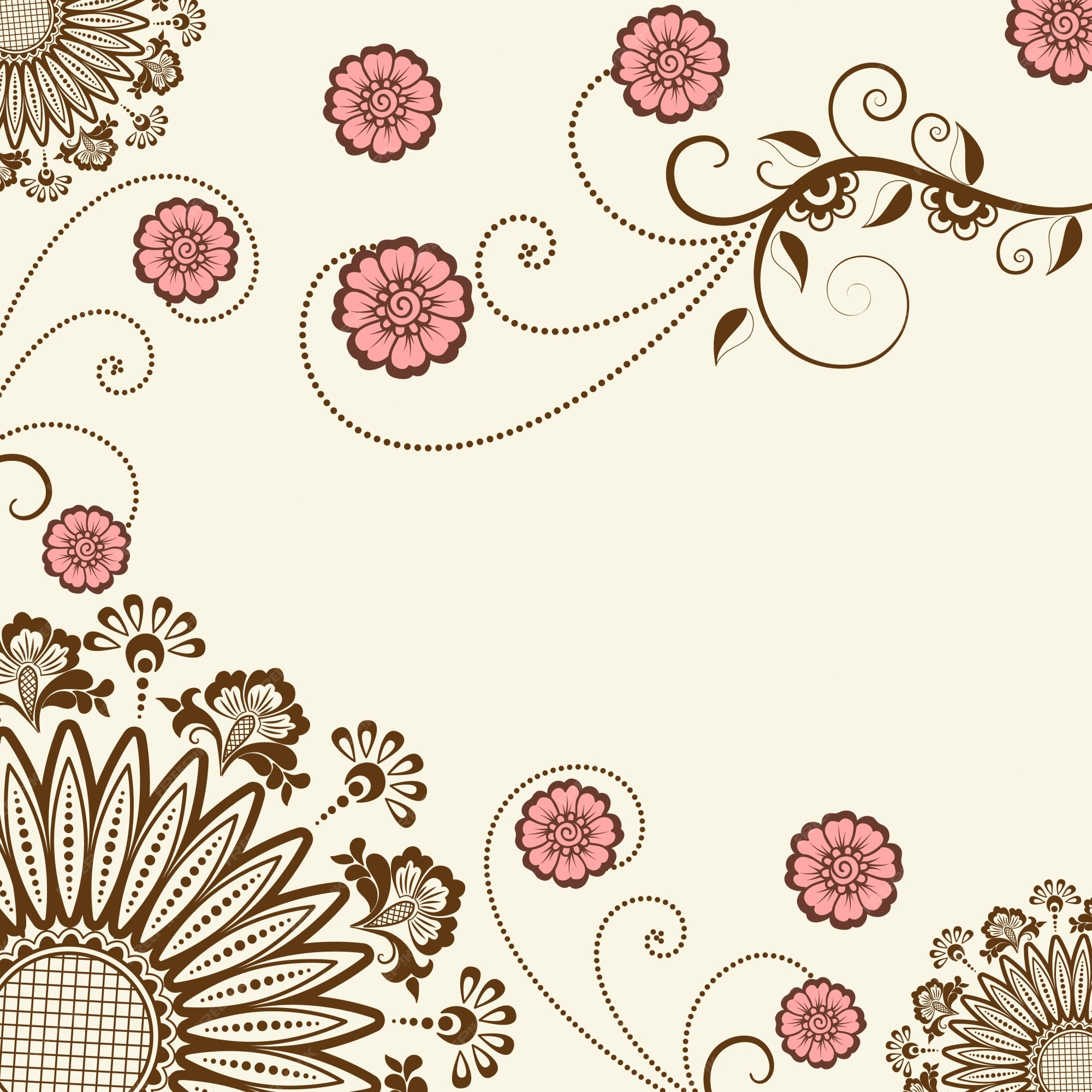 Free Vector | Illustration of mehndi ornament