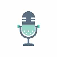 Free vector illustration of microphone