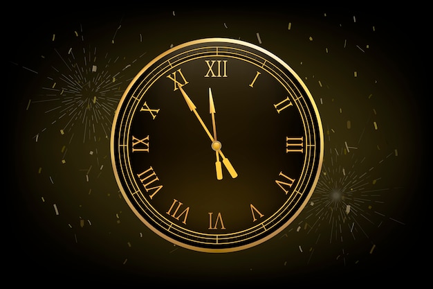 illustration of new year decoration
