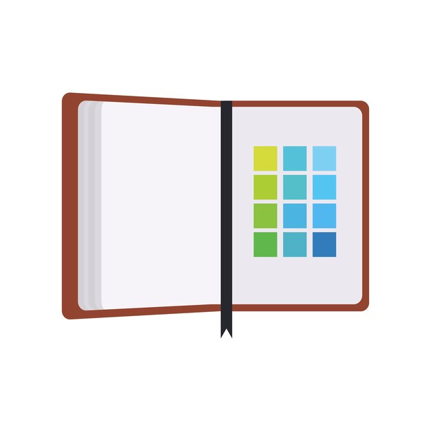 Illustration of notebook icon